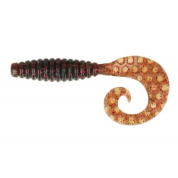 Рибальська силіконова приманка, ZEOX Comma Grub, довжина 2,4 дюймів, 10шт/уп, колір №003 MRF